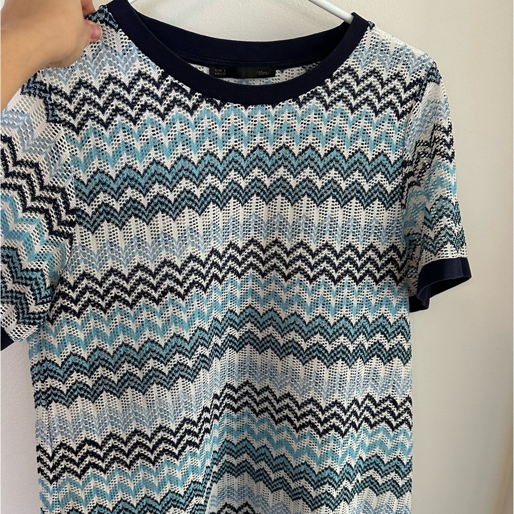 Blue Toned Crochet Top 💙🦋✨